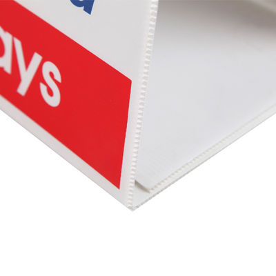 Customized Corflute Roster Sign Recyclable Triangle Coroplast Signs