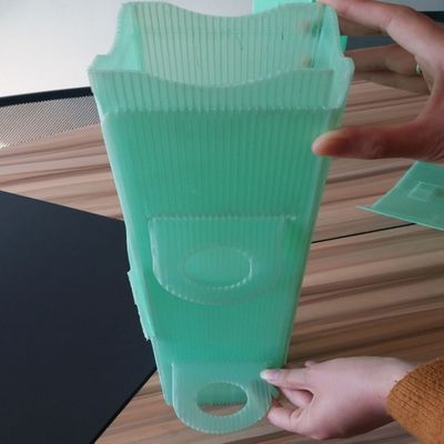محافظ درختان پلاستیکی سبز 2 میلی متری کورفلوت بسته بندی تنه درخت