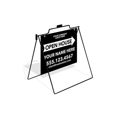 تابلوهای پلی پروپیلن کروپلاست A Frame Signs 3mm 4mm 5mm Antistatic