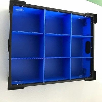 جعبه بسته بندی پلاستیکی راه راه 4 میلی متری ضد استاتیک برای قطعات الکترونیکی