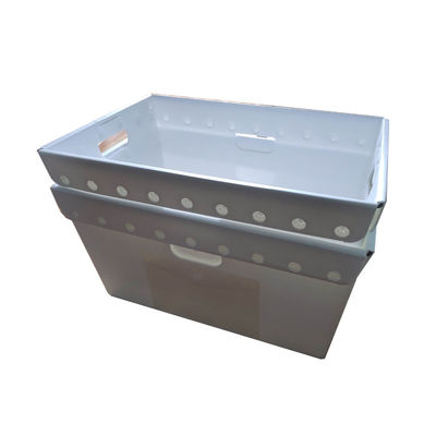 بسته بندی PP Mail Tote Turnover جعبه راه راه PP قابل بازیافت