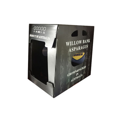 جعبه بسته بندی سبزیجات ساخته شده از پلاستیک پولی پروپیلن لوله کش ارائه مقاومت عالی به رطوبت خرد و آفات