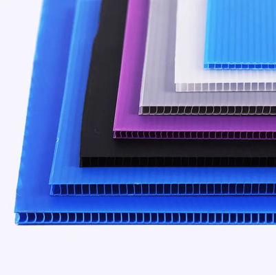 پنل پلاستیکی قابل بازیافت با دوام ورق های پوسته ای مناسب برای بسته بندی حمل و نقل علائم تبلیغاتی و سینی های غله های کشاورزی