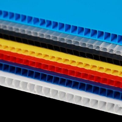 PP Hollow Sheet polypropylene corrugated plastic sheet impact resistant lightweight